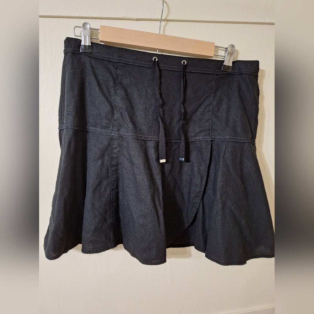 WHBM linen blend skirt
